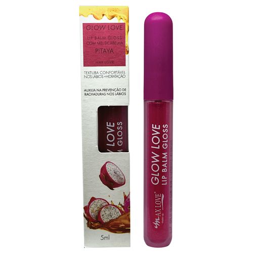 Max Love Glow Love Lip Balm Gloss Mel de Abelha Pitaya