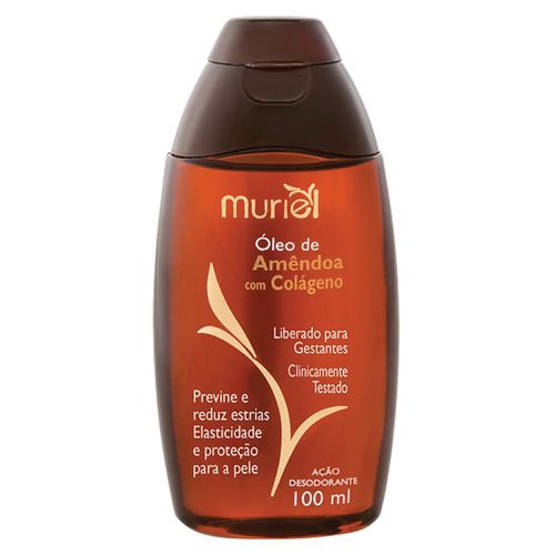 Óleo Corporal Amêndoa Com Colágeno Muriel 100ml