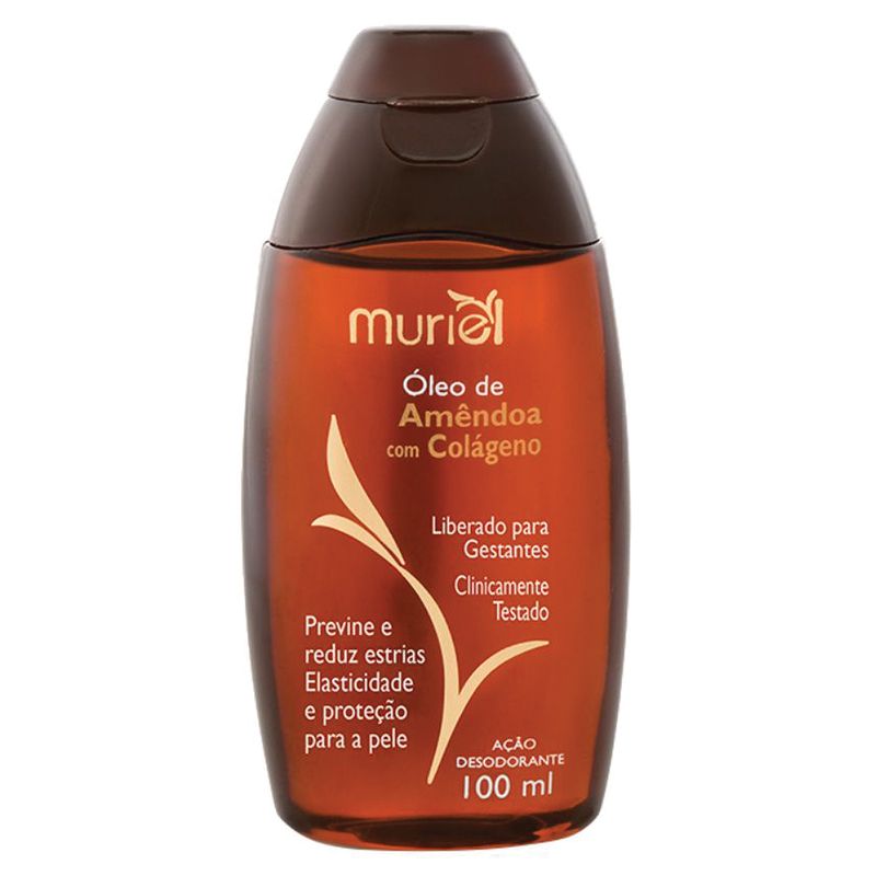 Oleo Corporal Amendoa Com Colageno Muriel 100ml