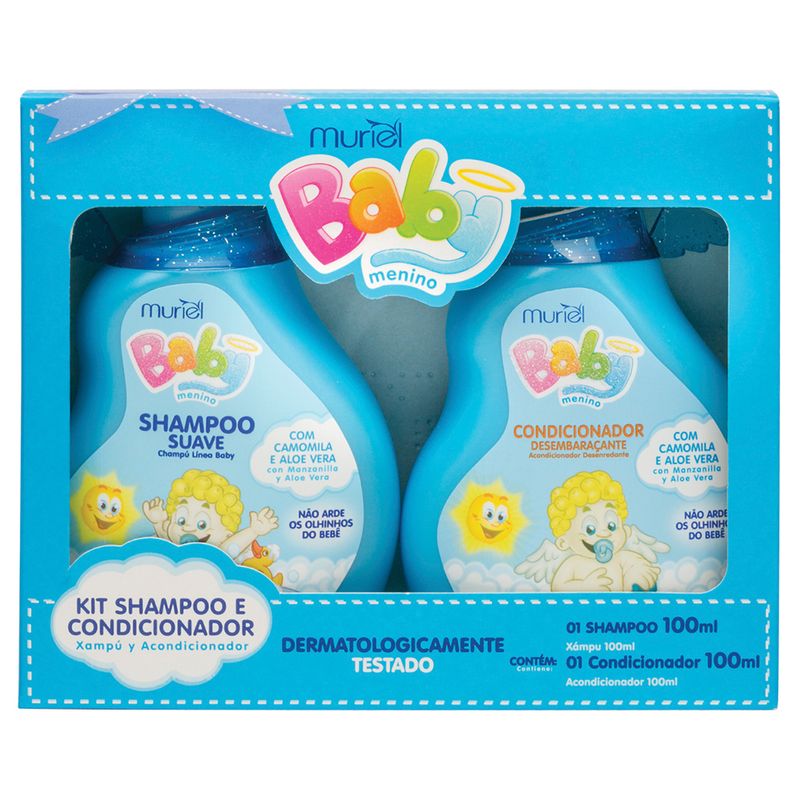 Kit Baby Muriel Menino -Shampoo-Condicionador- 100ml