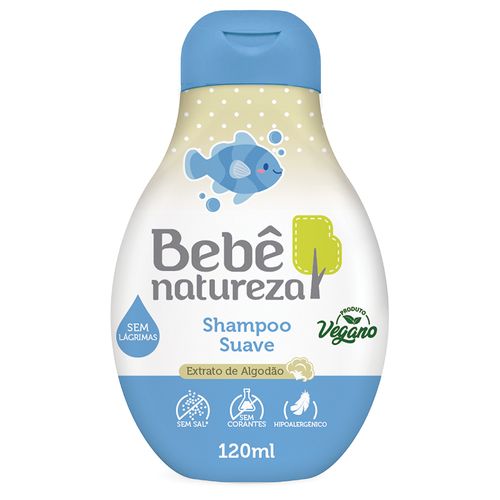 Shampoo Bebe Natureza Suave 120ml
