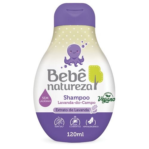 Shampoo Bebê Natureza Lavanda 120ml