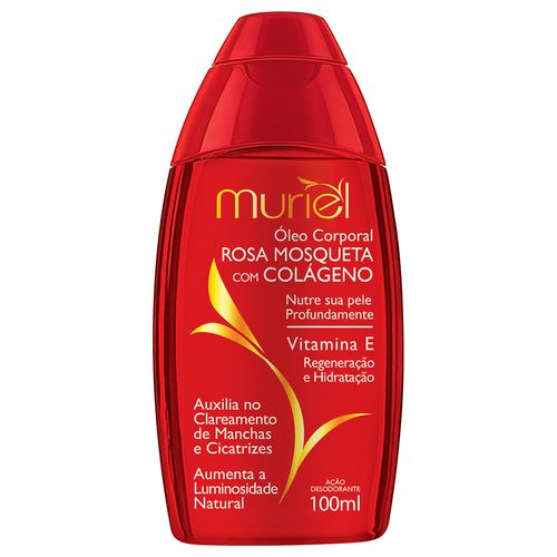 Óleo Corporal Rosa Mosqueta Com Colágeno Muriel 100ml