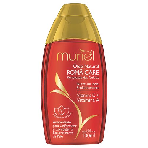 Óleo Corporal Natural Romã Care Muriel 100ml