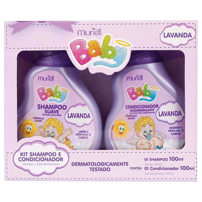 Kit-Baby-Muriel-Lavanda--Shampoo--Condicionador--100ml