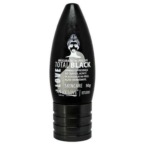 Max Love Máscara Facial Peel Off Total Black