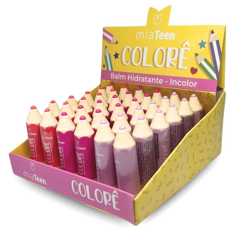 DISPLAY-MIA-MAKE-BALM-HIDRATANTE-COLORE-TEEN-COM-36-UNIDADES