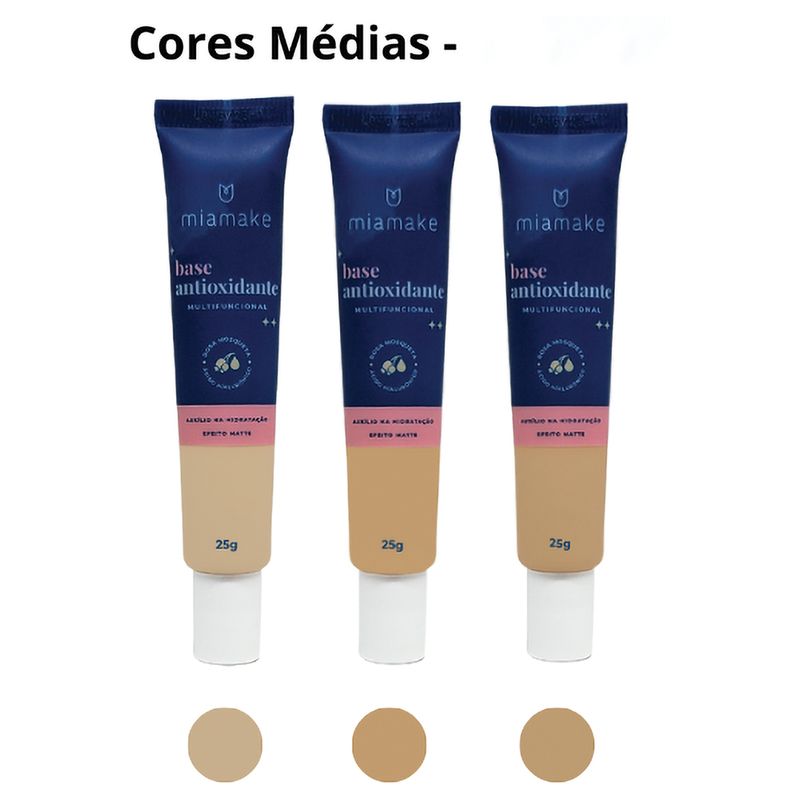 DISPLAY-BASE-LIQUIDA--ANTIOXIDANTE-MIA-MAKE---COR-MEDIA-COM-24-UNIDADES