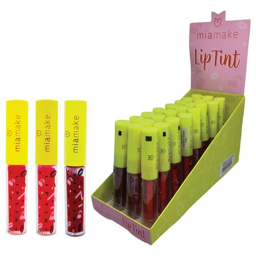 DISPLAY LIP TINT MIA MAKE COM 24 UNIDADES