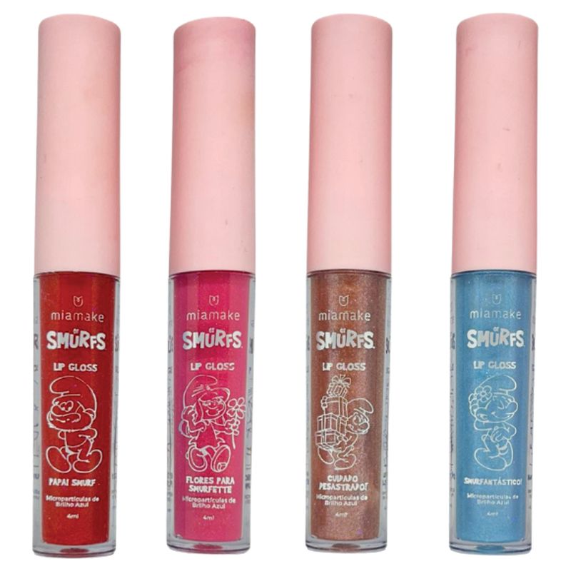 DISPLAY-LIP-GLOSS-SMURFS-MIA-MAKE-COM-24-UNIDADES