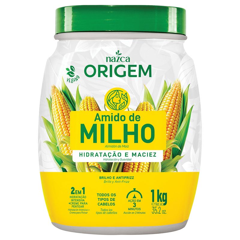 Creme De Hidratacao Intensiva Nazca Origem 1kg Receitinha Amido