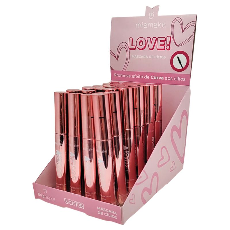 Mascara de Cilios Mia Make Love Rose - Curva