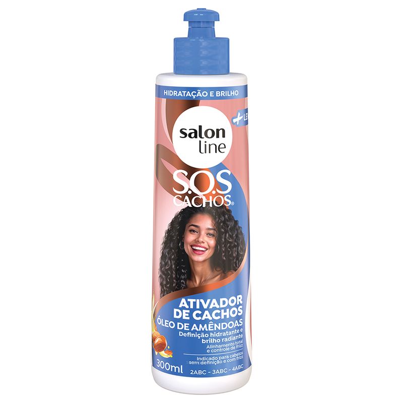 Ativador De Cachos Salon Line Sos Cachos - Leves 300ml