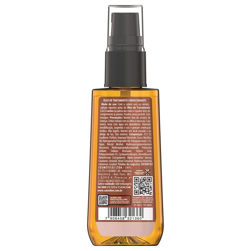 Oleo de Coco Hidratacao Absoluta Sos Cachos 42 ML