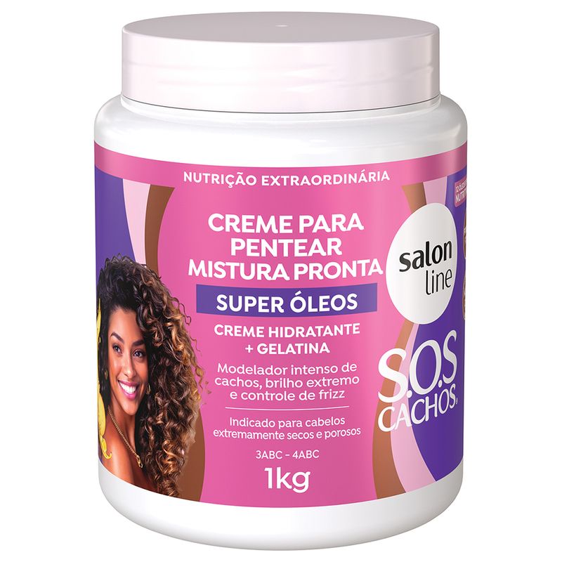 Super Oleos Creme de Pentear Salon Line 1 Kg