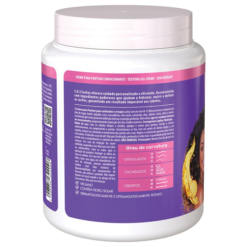 Super Oleos Creme de Pentear Salon Line 1 Kg