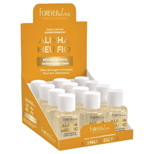 Óleo Capilar Forever Liss Alinha Meu Fio Display Com 12 Unidades