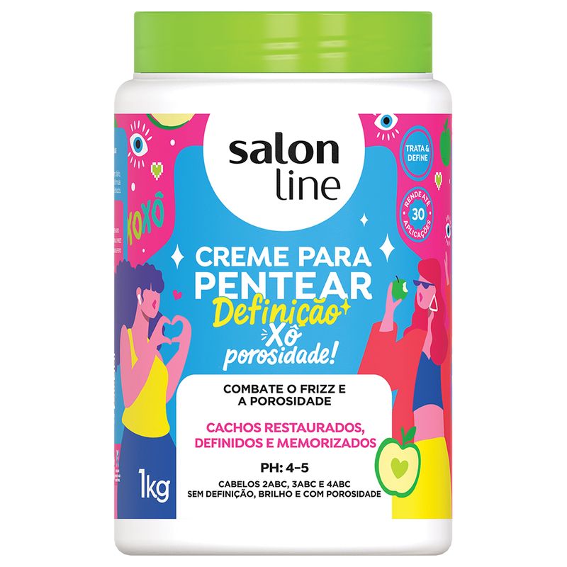Creme de Pentear Salon Line Definicao XO Porosidade 1kg