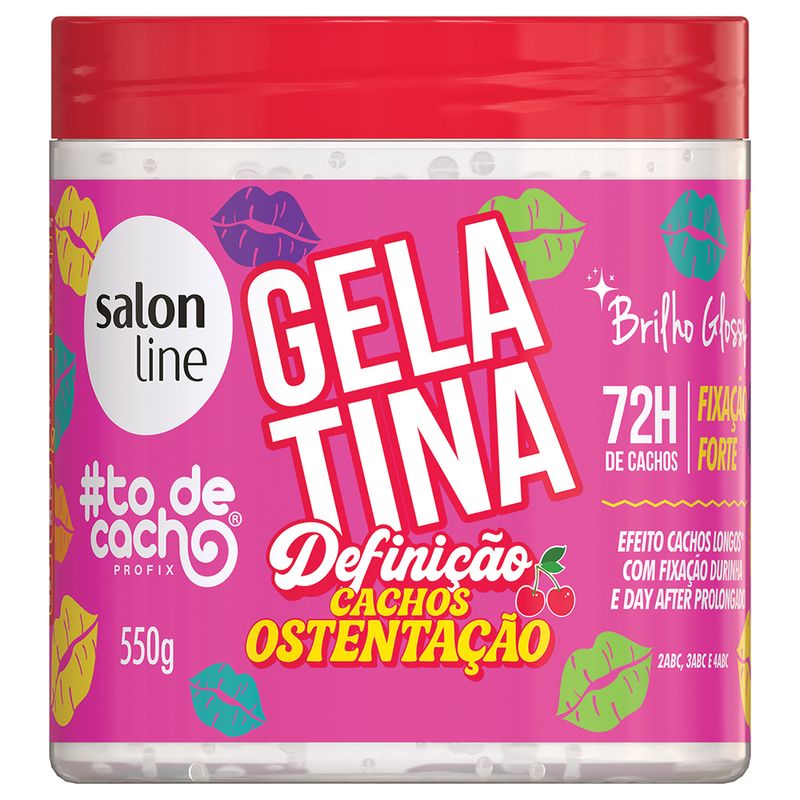 Gelatina Salon Line -TDC Definicao Cacho Ostentacao 550g