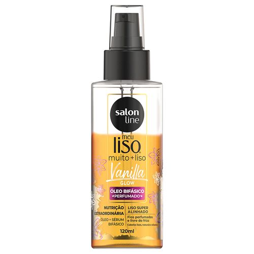 Óleo Bifásico Salon Line Meu Liso Vanilla Glow 120ml