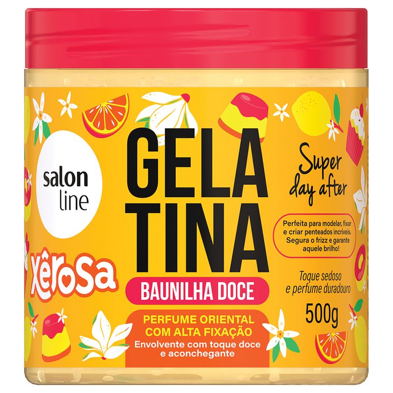 Gelatina Salon Line Xerosa Baunilha Doce 500g