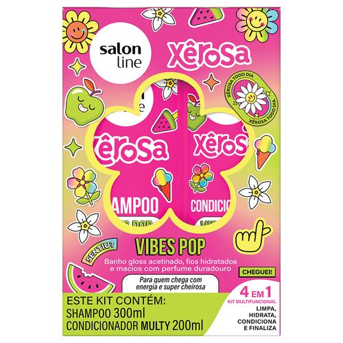 Kit Salon Line Xerosa Multy Vibes Pop (Shampoo+Condicionador)