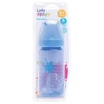 Mamadeira Lolly Baby Big Clean 340ml Bico Ortodontico Azul Blister