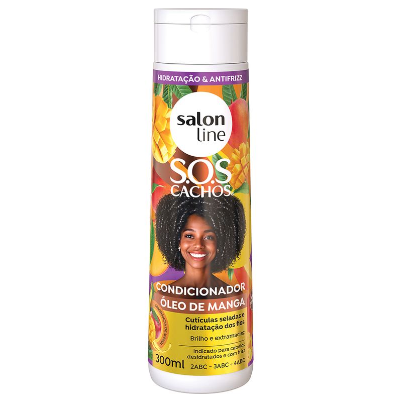 Condicionador Salon Line Sos Cachos Oleo De Manga 300ml