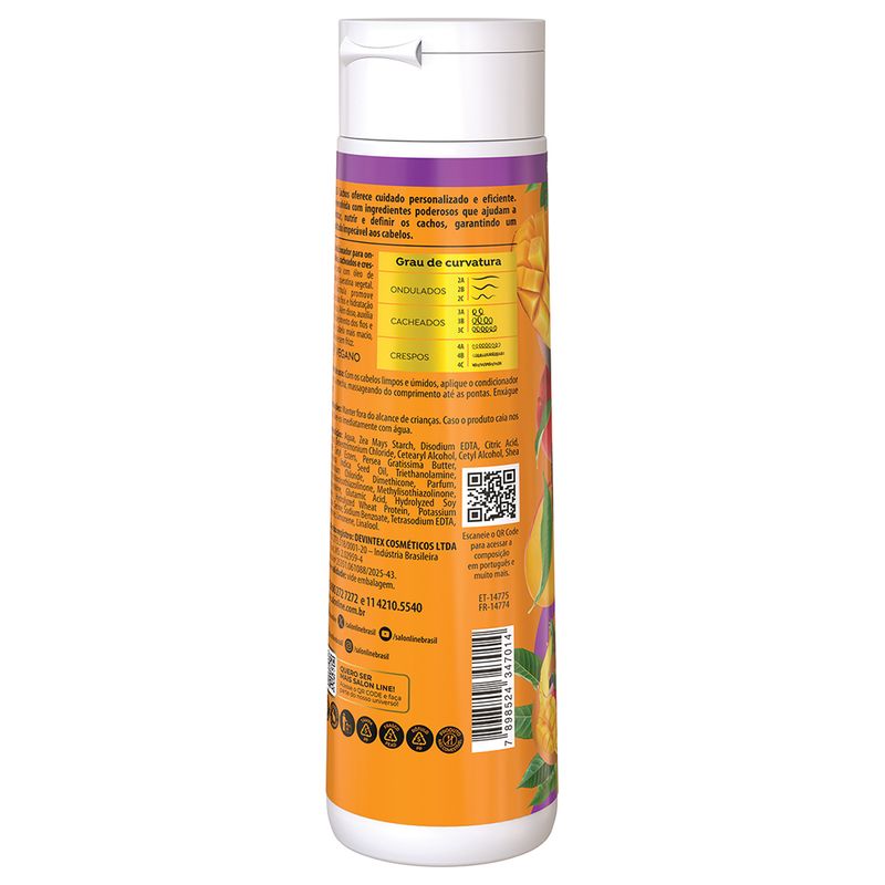 Condicionador Salon Line Sos Cachos Oleo De Manga 300ml