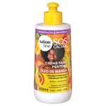 Creme Para Pentear Salon Line Sos Cachos Oleo De Manga 300ml