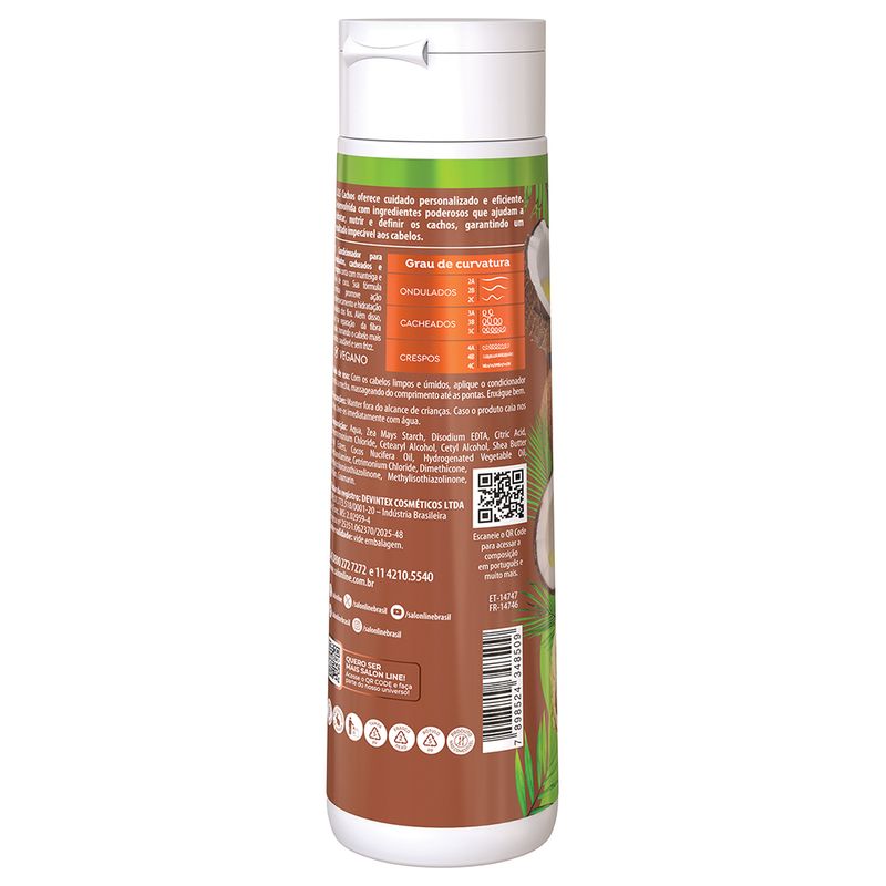 Condicionador Salon Line Sos Cachos Coco 300ml