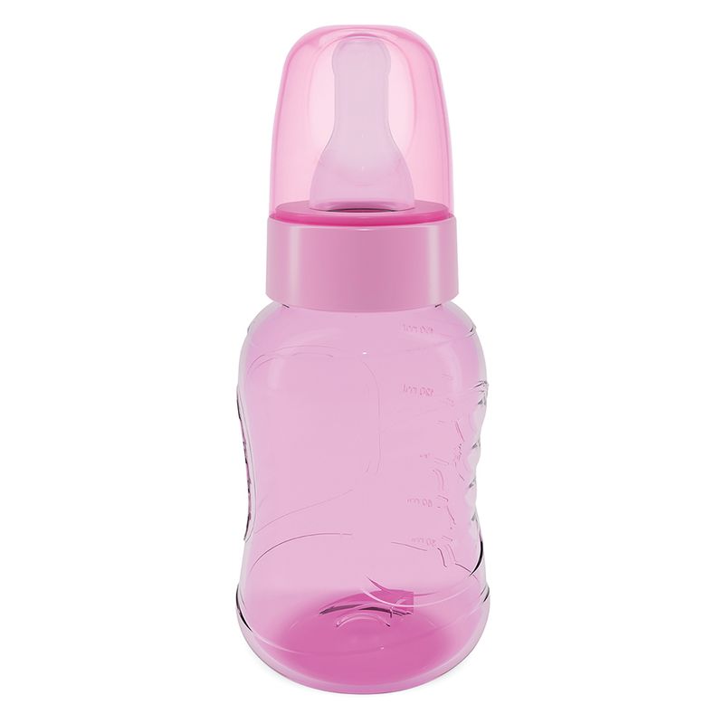 Mamadeira Clean Lolly Baby 120ml Rosa Blister
