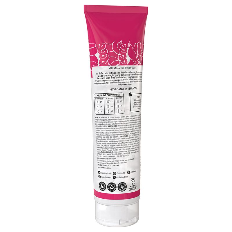 Gelatina Salon Line -Todecacho Estilizacao Fixacao Extra Forte 280g