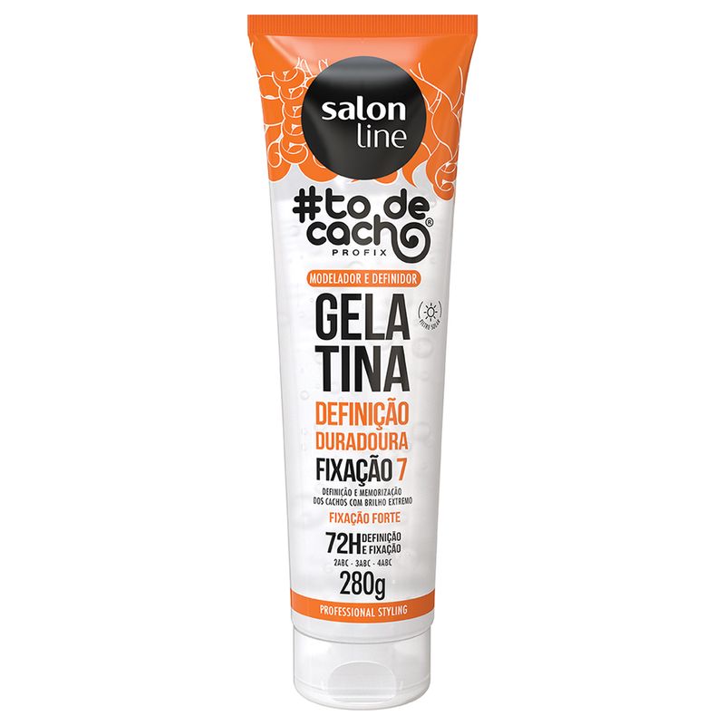 Gelatina Salon Line -Todecacho Estilizacao Fixacao Forte 280g