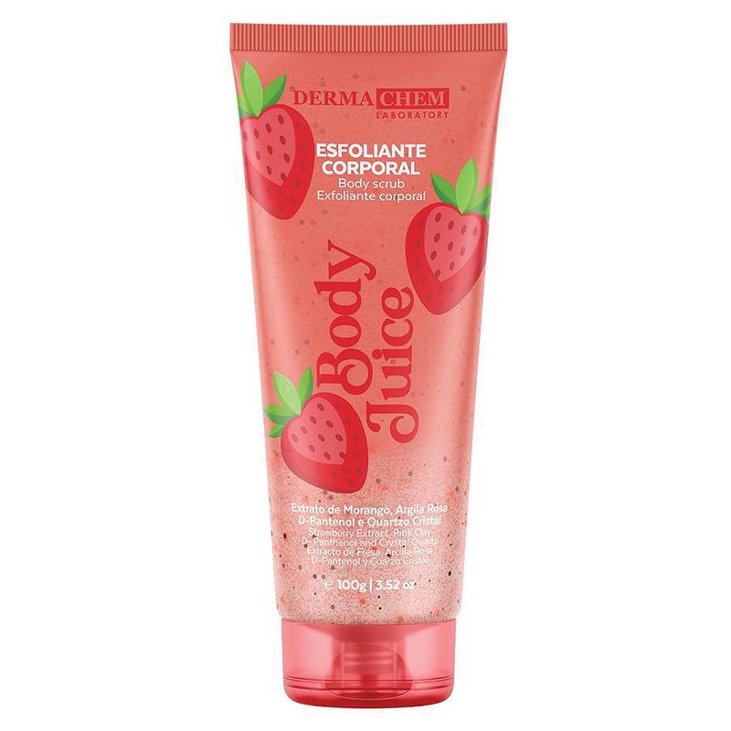 Esfoliante Corporal Dermachem De Morango 100g