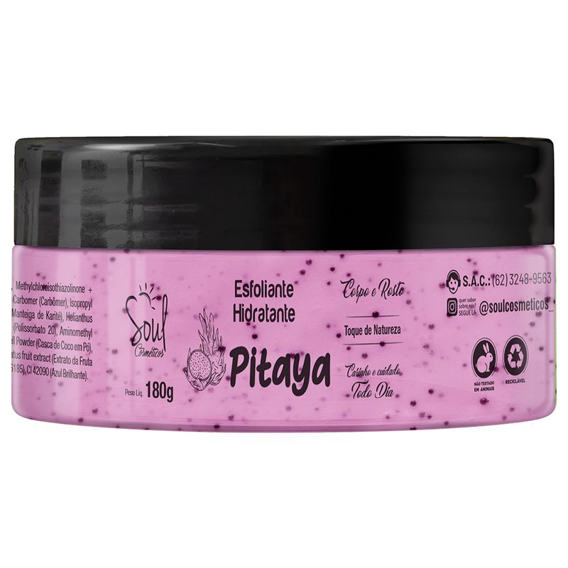 Esfoliante Hidratante Soul Pitaya 180g