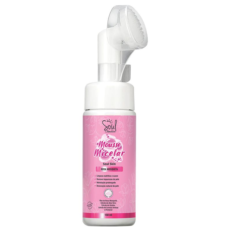 Mousse Micelar Soul Rosa Mosqueta 150ml