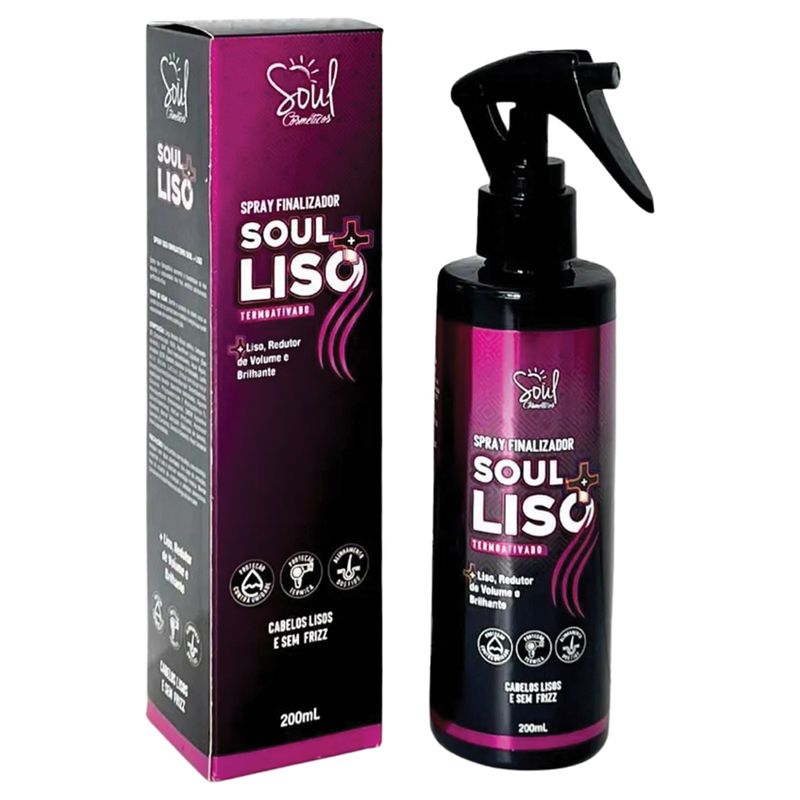 Spray Finalizadores Termoativado Soul - Liso 200ml