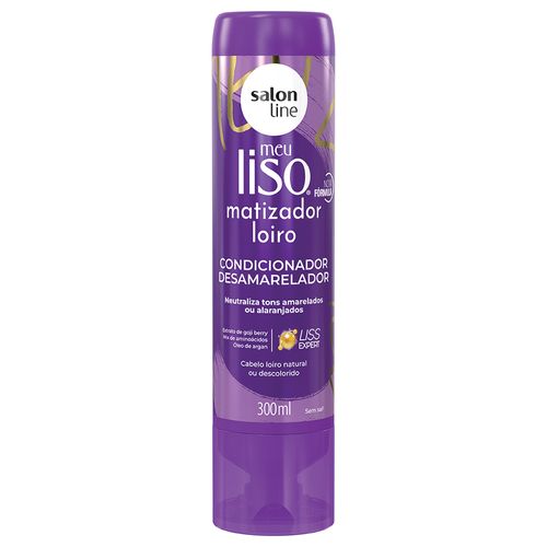 Condicionador Salon Line Meu Liso Matizador 300ml