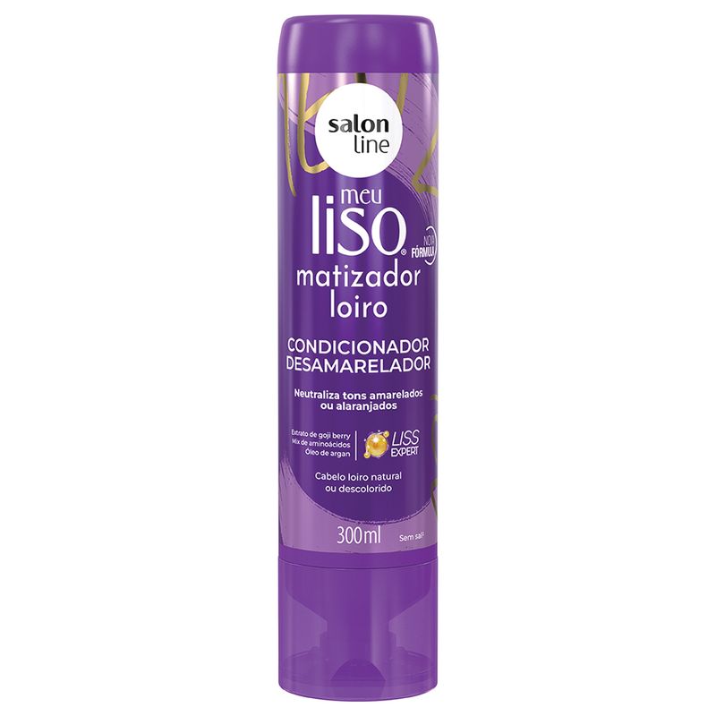 Condicionador Salon Line Meu Liso Matizador 300ml