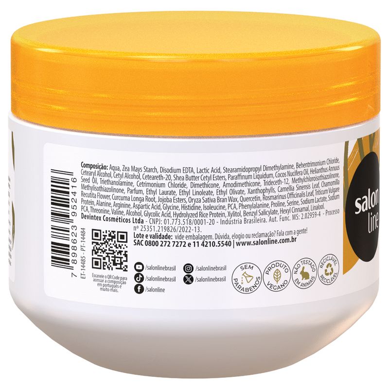 Mascara De Hidratacao Salon Line Meu Liso Muito - Liso 300g