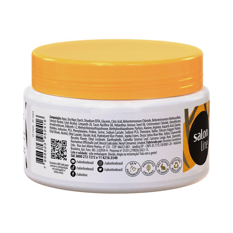 Mascara De Hidratacao Salon Line Meu Liso Muito - Liso 300g