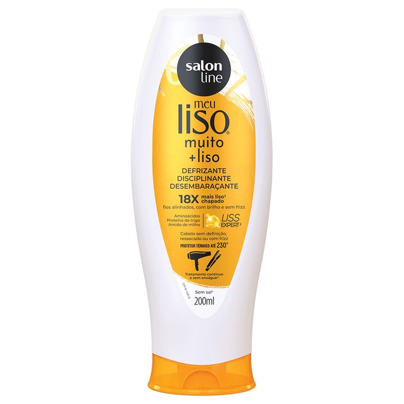 Defrizante Salon Line Meu Liso Muito - Liso 200ml