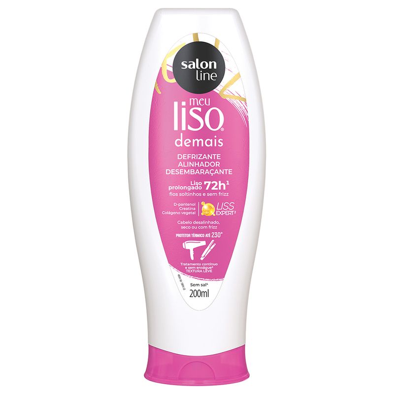 Defrizante Salon Line Meu Liso Demais 200ml