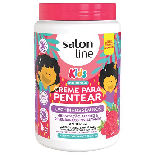Creme para Pentear Salon Line Kids Cachinhos Sem Nós 1kg