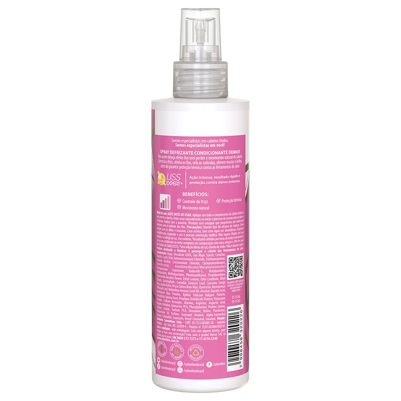 Spray Defrizante Meu Liso Demais Protetor Termico 240ml