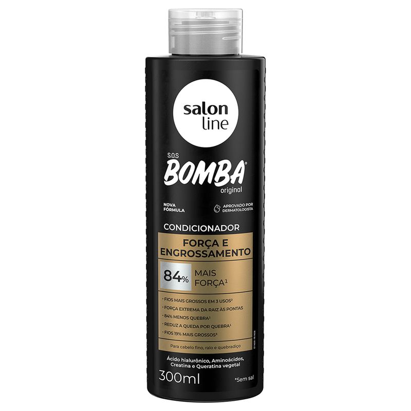 Condicionador S-O-S Bomba Original Forca e Engrossamento 300ml