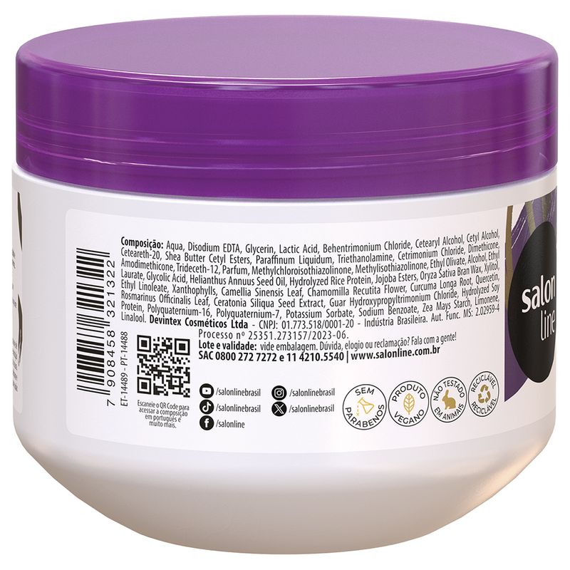 Mascara Ultra-Hidratante Salon Line Antifrizz 300 G