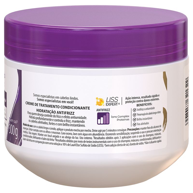 Mascara Ultra-Hidratante Salon Line Antifrizz 300 G