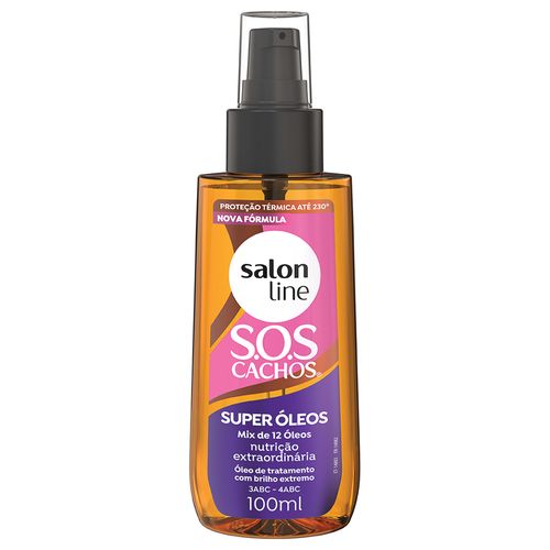 Sos Cachos Super Óleos Mix de 12 Óleos Nutrição Extraordinária 100 ML